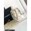 Chanel Calfskin & Gold-Tone Metal Chain Bowling Bag AP3586 White 2024