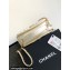 Chanel Calfskin & Gold-Tone Metal Chain Bowling Bag AP3586 White 2024