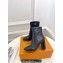 Louis Vuitton Heel 8.5cm Silhouette Ankle Boots in calf leather Black 2024