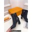 Louis Vuitton Heel 8.5cm Silhouette Ankle Boots in calf leather Black 2024