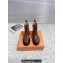 Louis Vuitton Heel 6cm LV Record Ranger Boots in Glazed calf leather Brown 2024