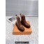 Louis Vuitton Heel 6cm LV Record Ranger Boots in Glazed calf leather Brown 2024