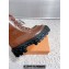 Louis Vuitton Heel 6cm LV Record Ranger Boots in Glazed calf leather Brown 2024