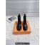 Louis Vuitton Heel 6cm LV Record Ranger Boots in Glazed calf leather Black 2024