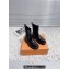Louis Vuitton Heel 6cm LV Record Chelsea Boots in Glazed calf leather Black 2024
