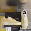 Chanel Cotton Sneakers G45352 White/Yellow 2024