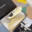 Chanel Cotton Sneakers G45352 White/Yellow 2024