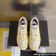 Chanel Cotton Sneakers G45352 White/Yellow 2024