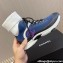 Chanel Suede Calfskin & Knit Sneakers G45204 Blue 2024