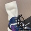 Chanel Suede Calfskin & Knit Sneakers G45204 Blue 2024