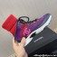 Chanel Suede Calfskin & Knit Sneakers G45204 Purple 2024