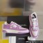 Chanel Cotton Sneakers G45352 White/Purple 2024