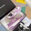 Chanel Cotton Sneakers G45352 White/Purple 2024