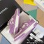 Chanel Cotton Sneakers G45352 White/Purple 2024