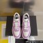 Chanel Cotton Sneakers G45352 White/Purple 2024