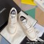 Chanel Cotton Sneakers G45352 White/Beige 2024