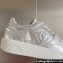 Chanel Leather Sneakers G45352 Silver 2024