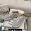 Golden Goose Deluxe Brand GGDB Space-Star Sneakers in ice-gray suede with perforated star 2024