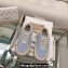 Golden Goose Deluxe Brand GGDB Space-Star Sneakers in ice-gray suede with shearling lining 2024