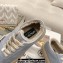 Golden Goose Deluxe Brand GGDB Space-Star Sneakers in ice-gray suede with shearling lining 2024