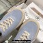 Golden Goose Deluxe Brand GGDB Space-Star Sneakers in ice-gray suede with shearling lining 2024
