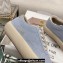 Golden Goose Deluxe Brand GGDB Space-Star Sneakers in ice-gray suede with shearling lining 2024