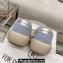 Golden Goose Deluxe Brand GGDB Space-Star Sneakers in ice-gray suede with shearling lining 2024