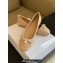 Dior Ballet Flats with Grosgrain bow and Pearl in Nude Quilted Cannage Calfskin 2024