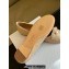 Dior Ballet Flats with Grosgrain bow and Pearl in Nude Quilted Cannage Calfskin 2024