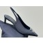 CELINE ALMA TRIOMPHE SLINGBACK in GROS-GRAIN Black 2024