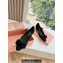 Miu Miu Heel 2cm Velvet pumps with Bow Dark Green/Black 2024