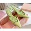 Miu Miu Heel 3cm Patent leather slingbacks Green with buckles 2024