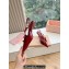 Miu Miu Heel 3cm Patent leather slingbacks Red with buckles 2024