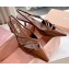 Miu Miu Heel 3cm Patent leather slingbacks Brown with buckles 2024