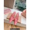 Miu Miu Heel 3cm Patent leather slingbacks Pink with buckles 2024