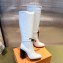 Louis Vuitton Heel 9cm Silhouette Drawstring High Boots in calf leather White 2024