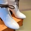 Louis Vuitton Heel 9cm Silhouette Drawstring High Boots in calf leather White 2024