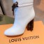 Louis Vuitton Heel 9cm Silhouette Drawstring High Boots in calf leather White 2024
