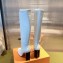 Louis Vuitton Heel 9cm Silhouette Drawstring High Boots in calf leather White 2024