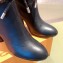Louis Vuitton Heel 9cm Silhouette Drawstring High Boots in calf leather Black 2024