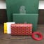 Goyard Varenne Continental Wallet with Strap Bag Red