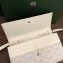 Goyard Varenne Continental Wallet with Strap Bag White
