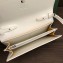 Goyard Varenne Continental Wallet with Strap Bag White