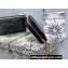 Lady Dior Voyageur Small Coin Purse in Black Patent Cannage Calfskin 2024