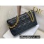 Dior Caro Pouch Bag in Black Soft Cannage Calfskin 2024