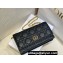 Dior Caro Pouch Bag in Black Soft Cannage Calfskin 2024