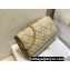 Dior Caro Pouch Bag in Beige Soft Cannage Calfskin 2024