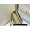 Dior Caro Pouch Bag in Beige Soft Cannage Calfskin 2024
