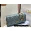 Dior Caro Pouch Bag in Cloud Blue Soft Cannage Calfskin 2024
