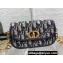 Dior Small 30 Montaigne Avenue Bag in Blue Dior Oblique Jacquard 2024